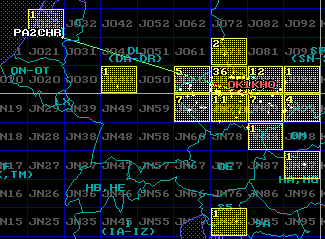 Mapa 144 MHz