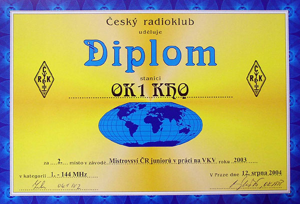 Diplom 144 MHz