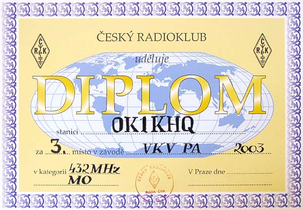 Diplom 432 MHz